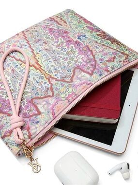 Victoria’s Secret Floral Paisley Clutch iPad Tablet Case